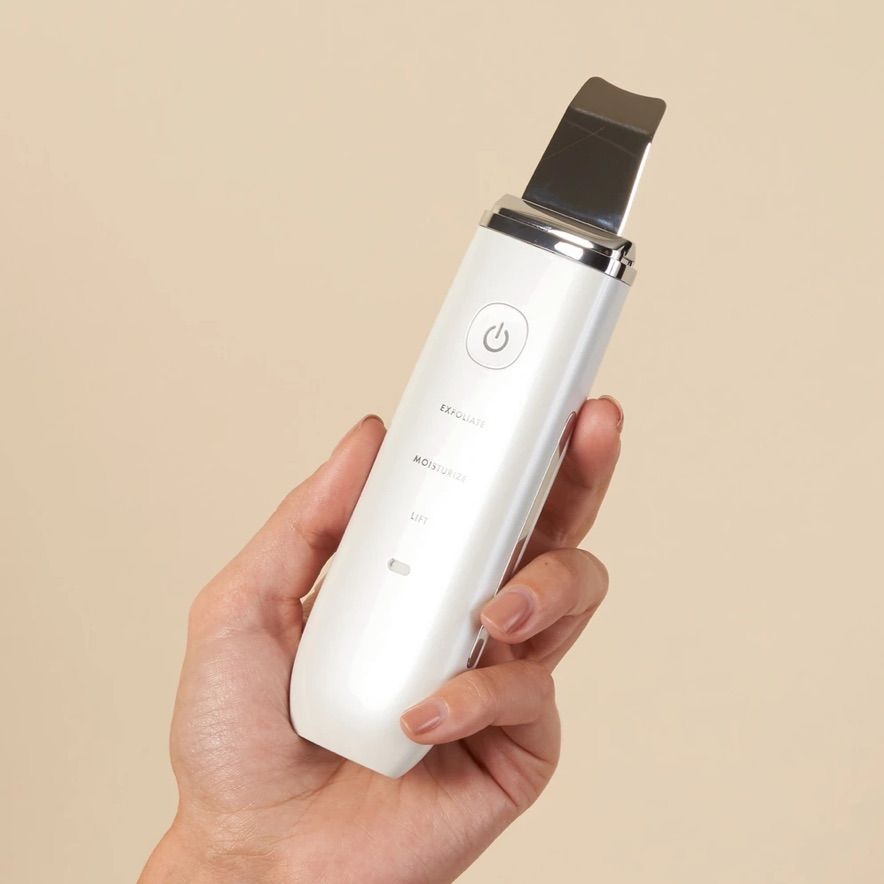 SonicGlow™ 3-in-1 Ultrasonic Facial Spatula – Deep Cleansing & Lifting