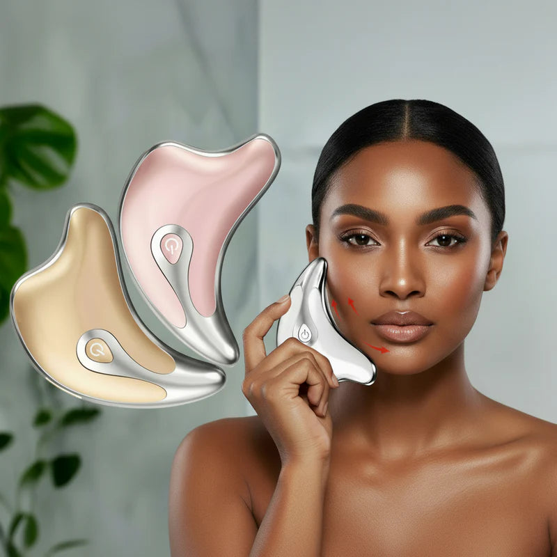 LuminaLift™ Gua Sha Scraper – LED Light & Microcurrent Skin Rejuvenation